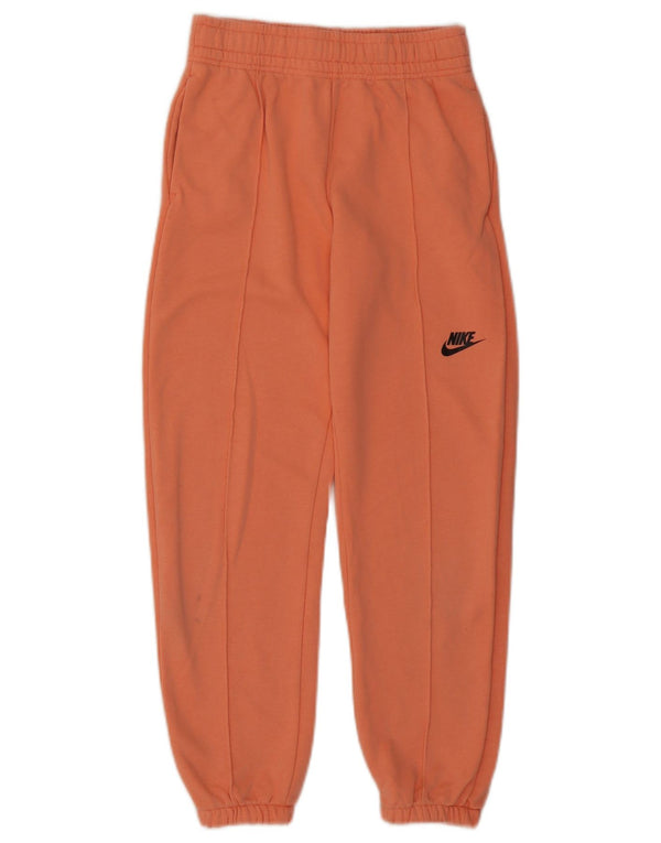 Pantaloni da tuta con grafica Nike per ragazze, pantaloni da jogging, 10-11 anni, arancione medio