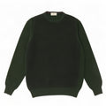 Maglione maglione girocollo da uomo Brooksfield IT 54 Lana geometrica verde medio