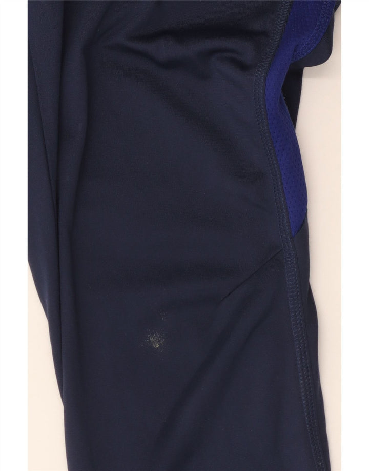 Pantaloni da tuta Nike da uomo Inghilterra Small in poliestere color block blu navy