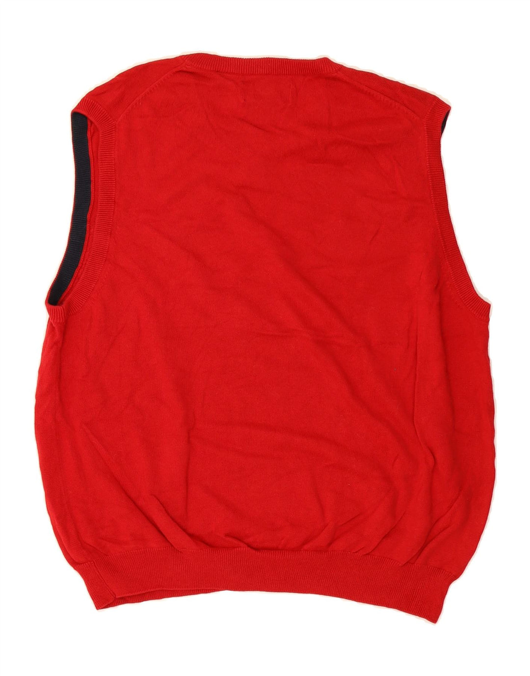 CHAPS Mens Vest Tank Top Large Red Cotton Vintage Chaps and Second-Hand Chaps from Messina Hembry 