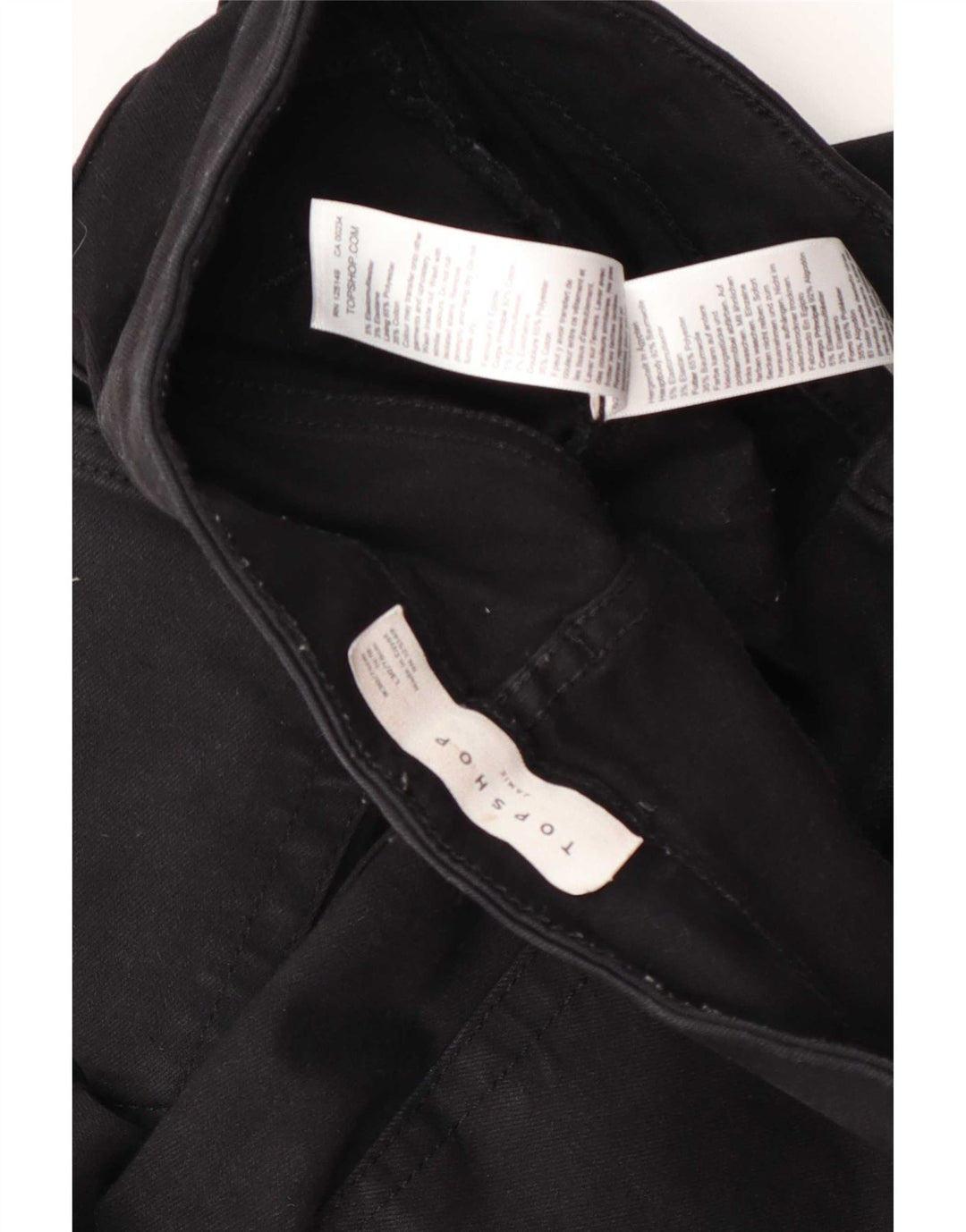 Topshop Jeans skinny Jamie da donna W30 L25 poliestere nero