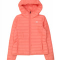 Giacca imbottita con cappuccio da donna Adidas UK 12/14 Poliestere rosa medio