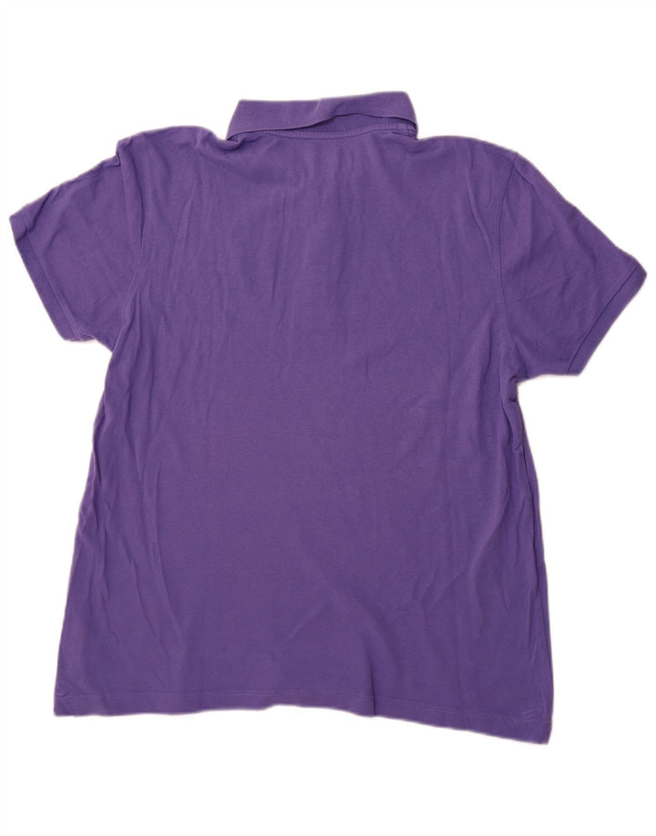 Polo da donna LOTTO UK 18 XL cotone viola