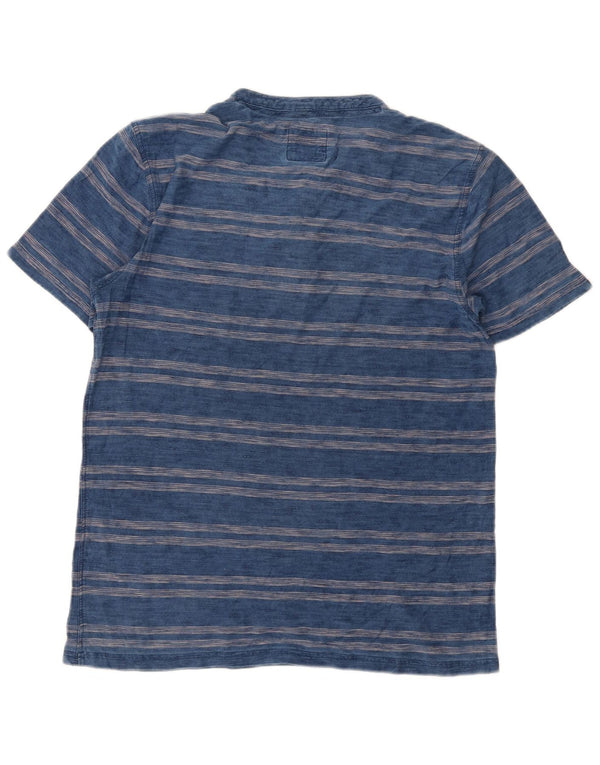T-shirt da uomo Fat Face Top a righe blu navy medie
