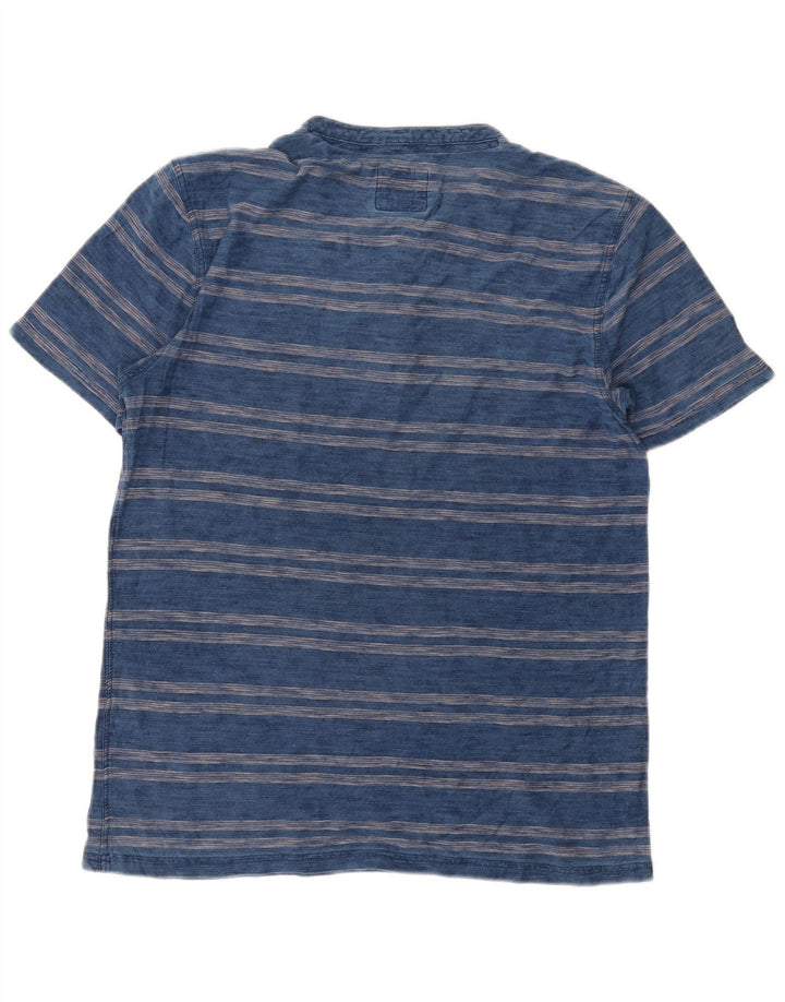 T-shirt da uomo Fat Face Top a righe blu navy medie