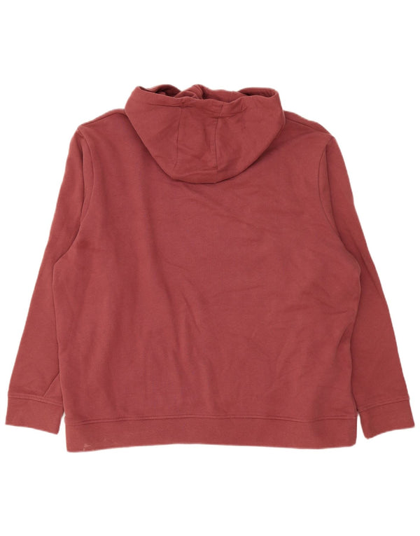Maglione con cappuccio oversize con grafica da donna Animal UK 18 XL Cotone rosso