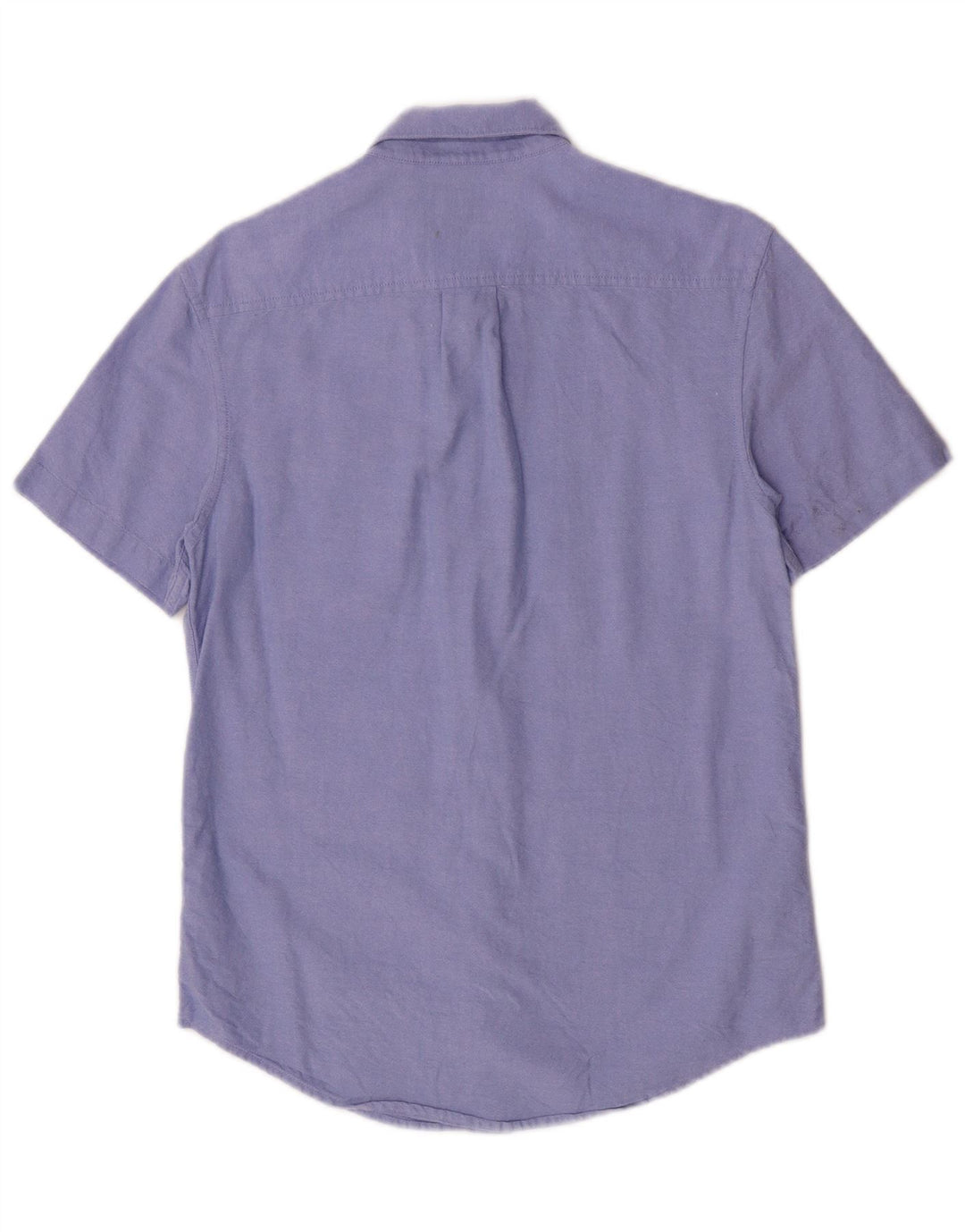 Camicia a maniche corte da uomo Penguin piccola in cotone blu