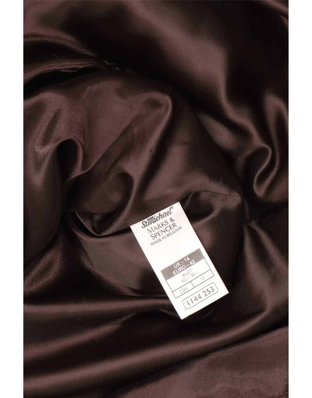 Soprabito da donna in pelliccia sintetica Marks & Spencer UK 14 grande poliacrilico marrone