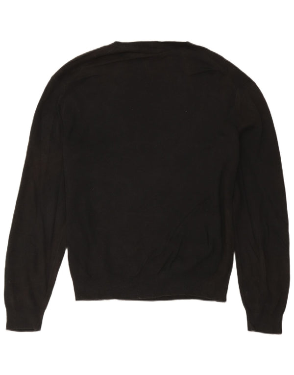 Polo Ralph Lauren Maglione da uomo con scollo a V grande cotone nero