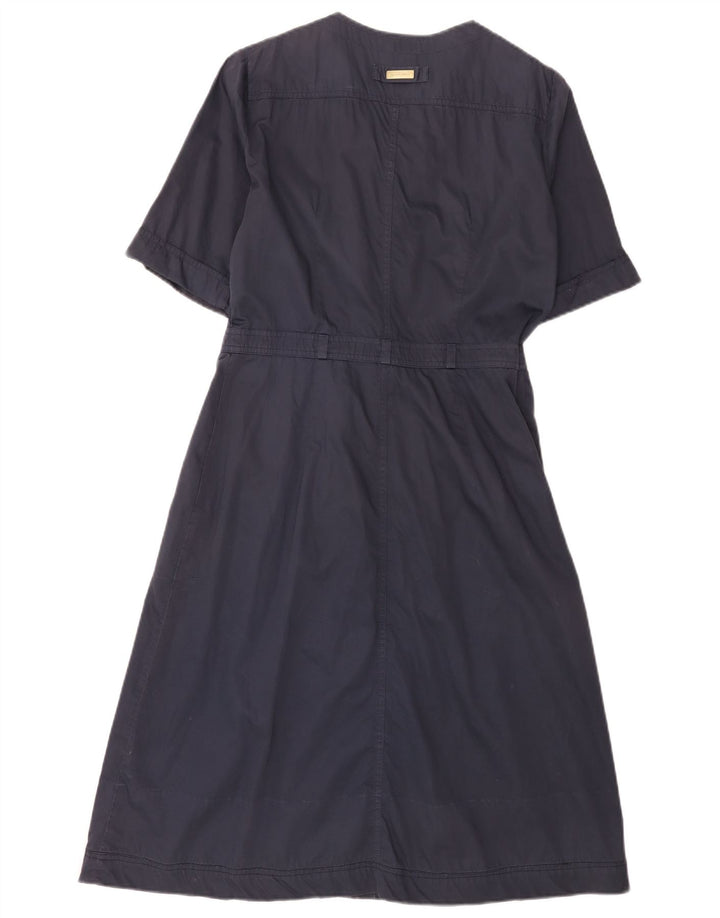 Abito avvolgente da donna Henry Cottons IT 46 Large in cotone blu navy
