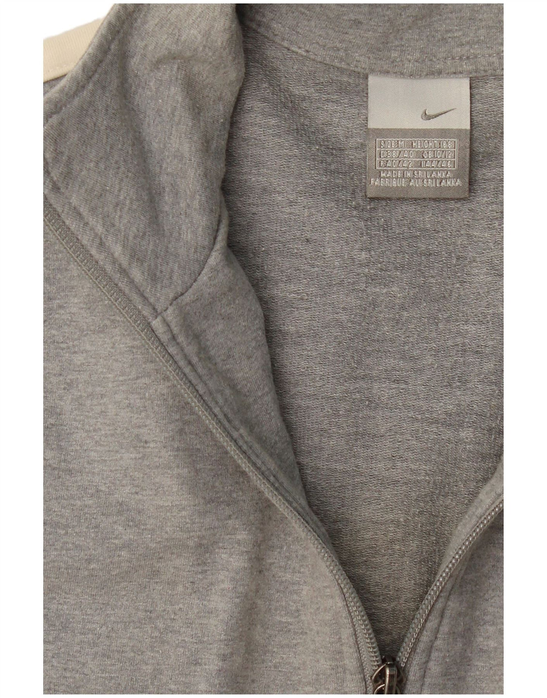 Giacca superiore della tuta da donna Nike UK 10/12 Colore grigio medio