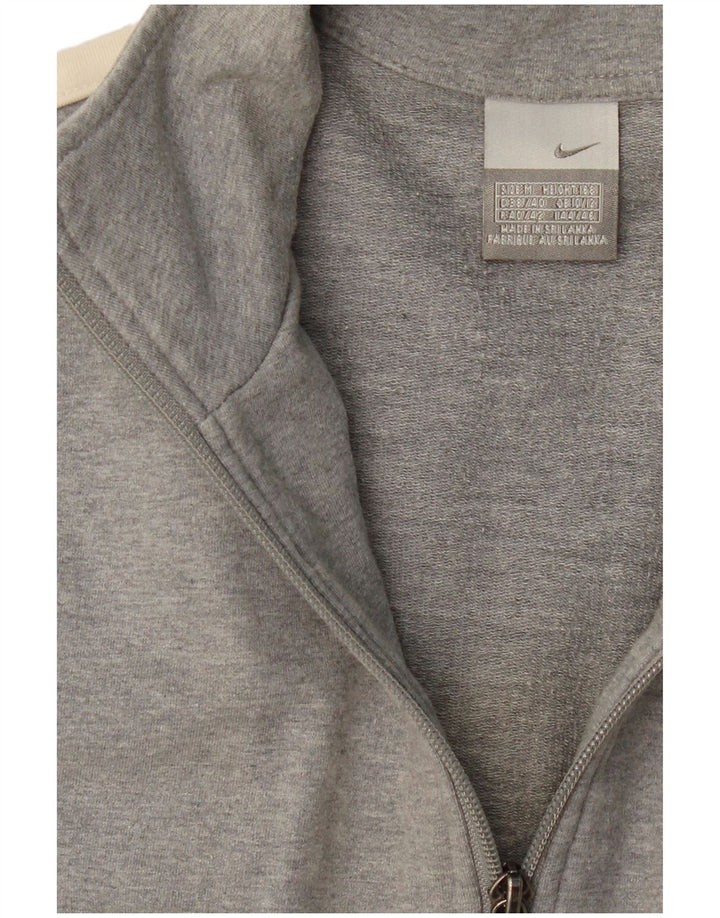 Giacca superiore della tuta da donna Nike UK 10/12 Colore grigio medio