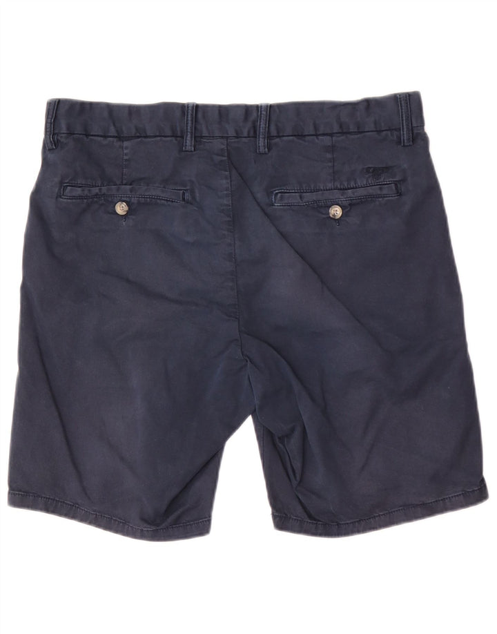 Pantaloncini chino regolari da uomo Gant W32 cotone blu navy medio