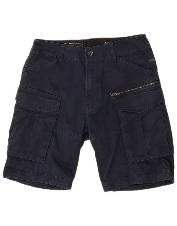 Pantaloncini cargo da uomo G-Star W32 medio blu navy