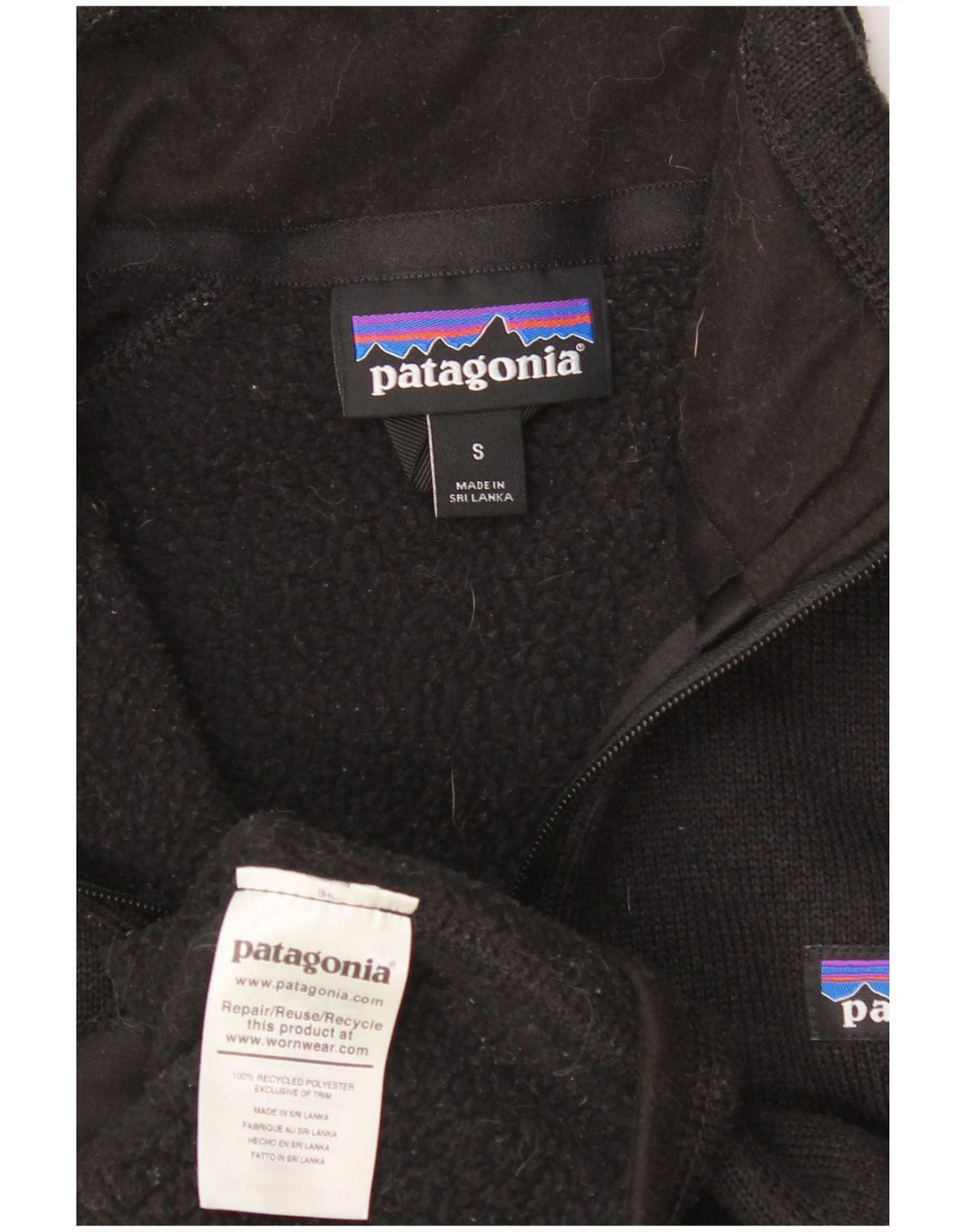 Patagonia Giacca da tuta da donna con vestibilità regolare UK 10 Small Nera