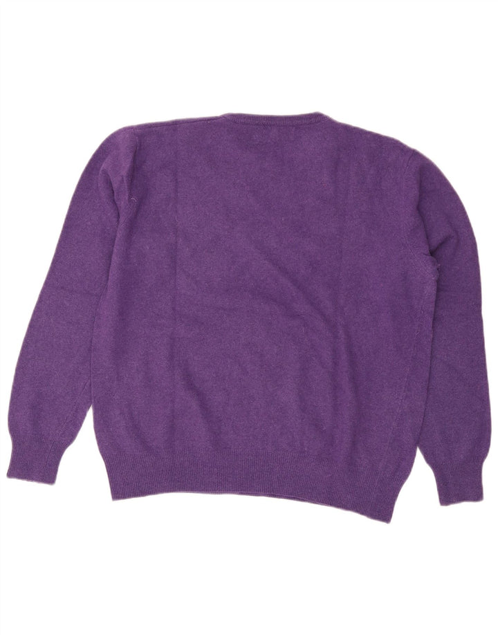 Maglione maglione girocollo da donna Kappa UK 14 Lana viola medio