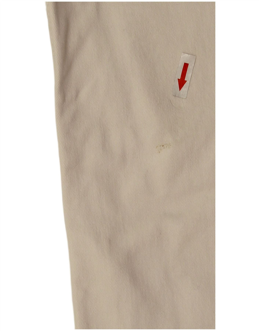 Jeans bootcut dritti da donna Zara EU 38 Small W28 L26 cotone bianco sporco