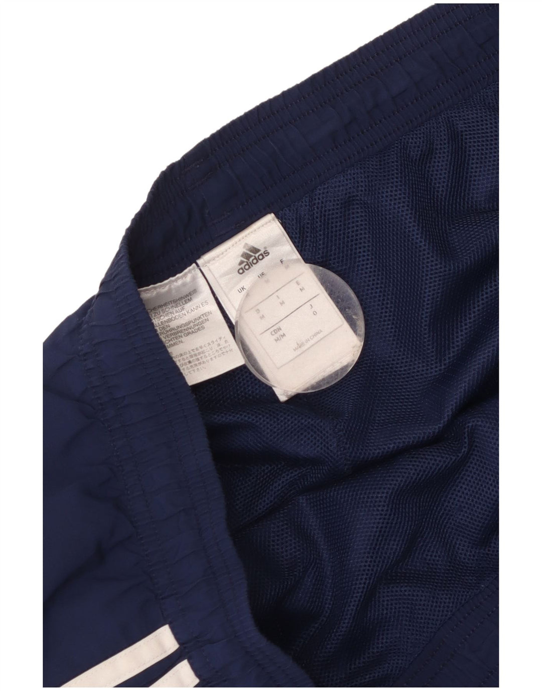 Pantaloni da tuta da uomo Adidas Joggers medi in poliestere blu navy