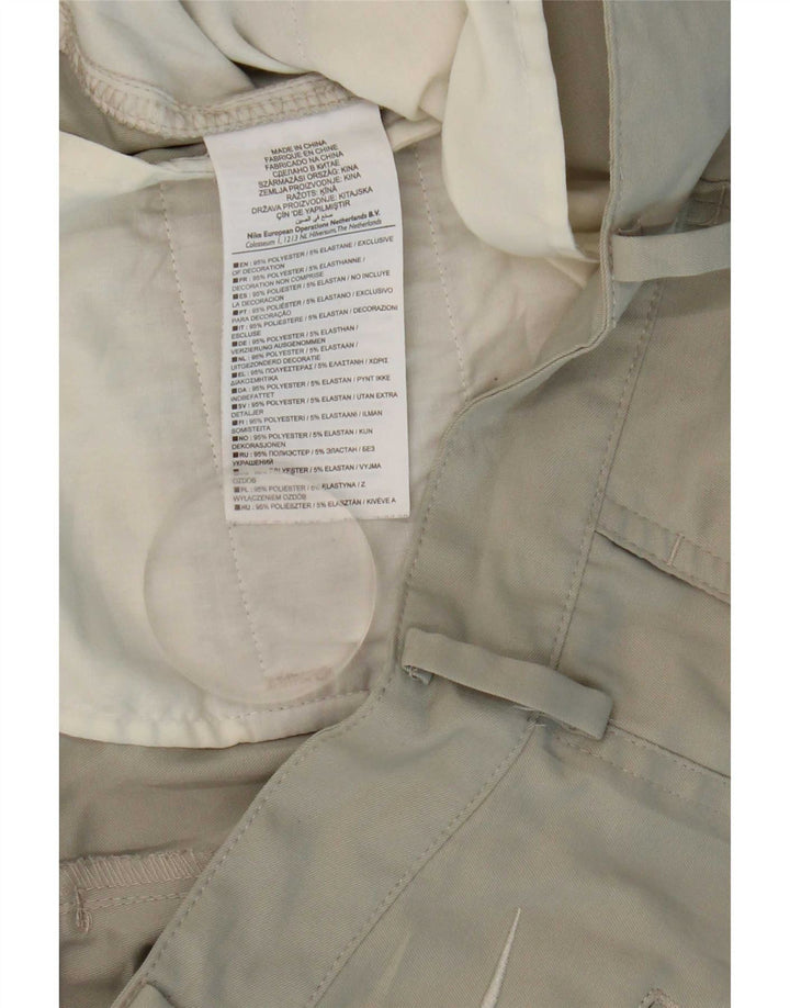 Pantaloni chino dritti Nike da uomo Dri Fit W32 L32 poliestere beige