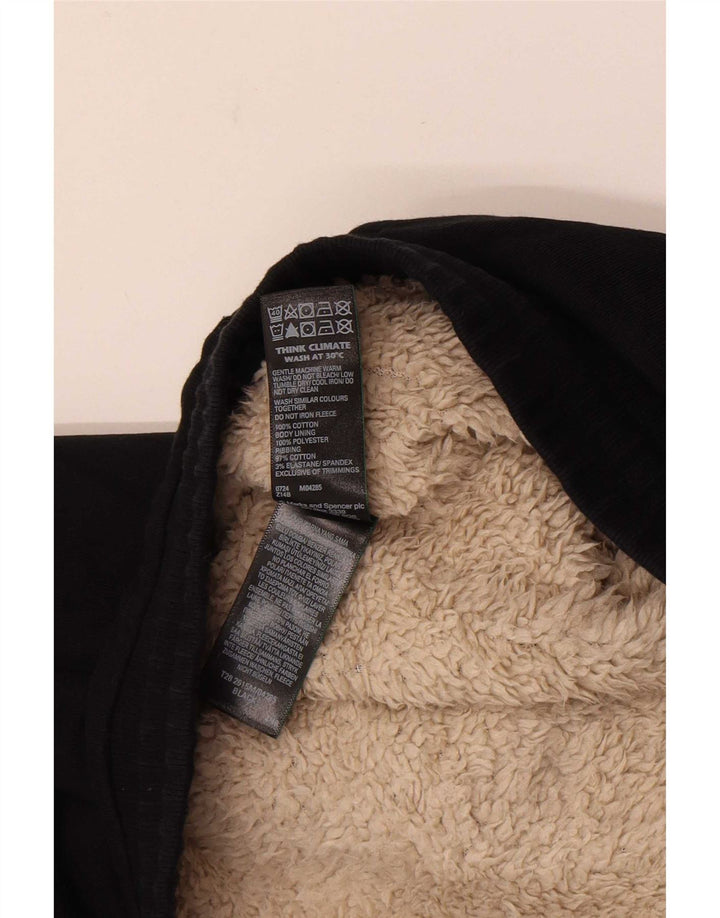 Pantaloni da tuta da uomo Marks & Spencer Joggers grandi in cotone nero