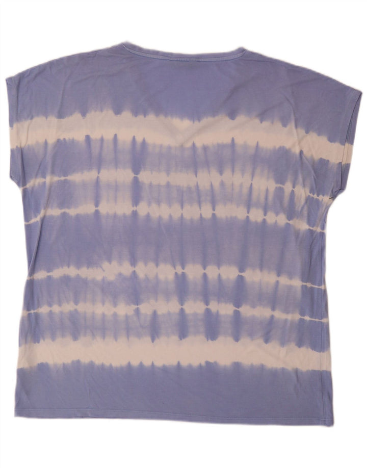 T-shirt oversize da donna Marks & Spencer Top UK 14 Large Blue Tie Dye