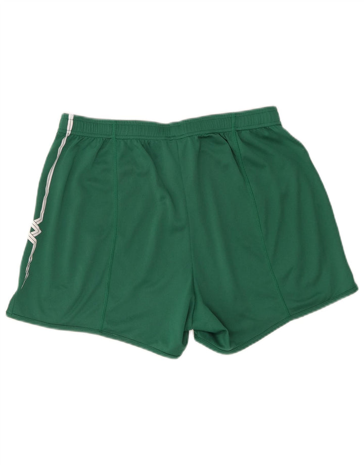 Pantaloncini sportivi grafici da uomo Mizuno grandi in poliestere verde