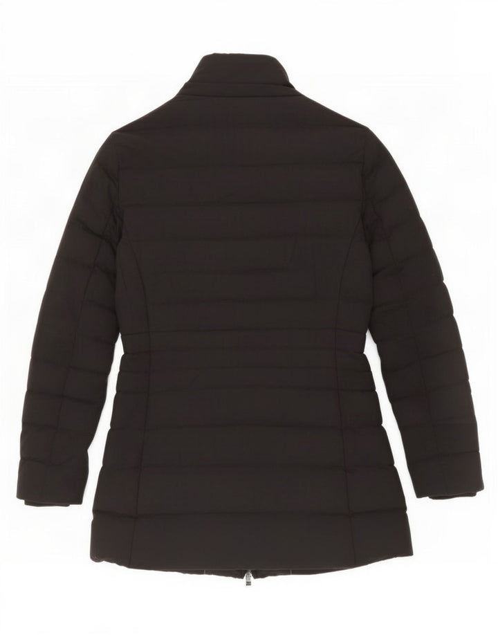 Giacca imbottita da donna Massimo Dutti UK 10 piccola poliestere nero