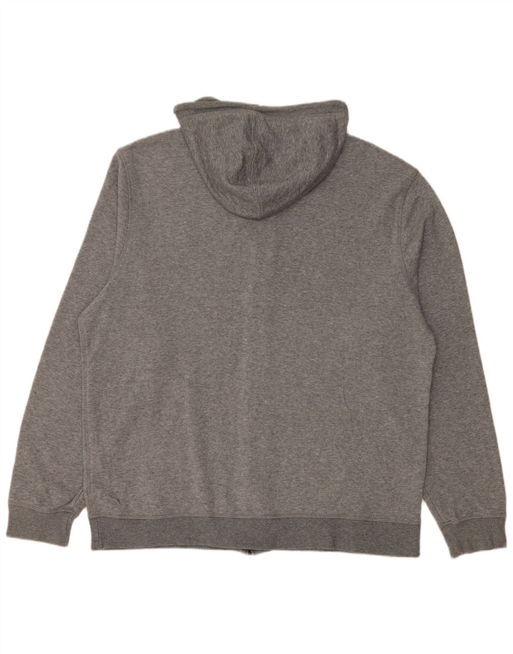 Felpa con cappuccio e zip PUMA da uomo XL grigia screziata