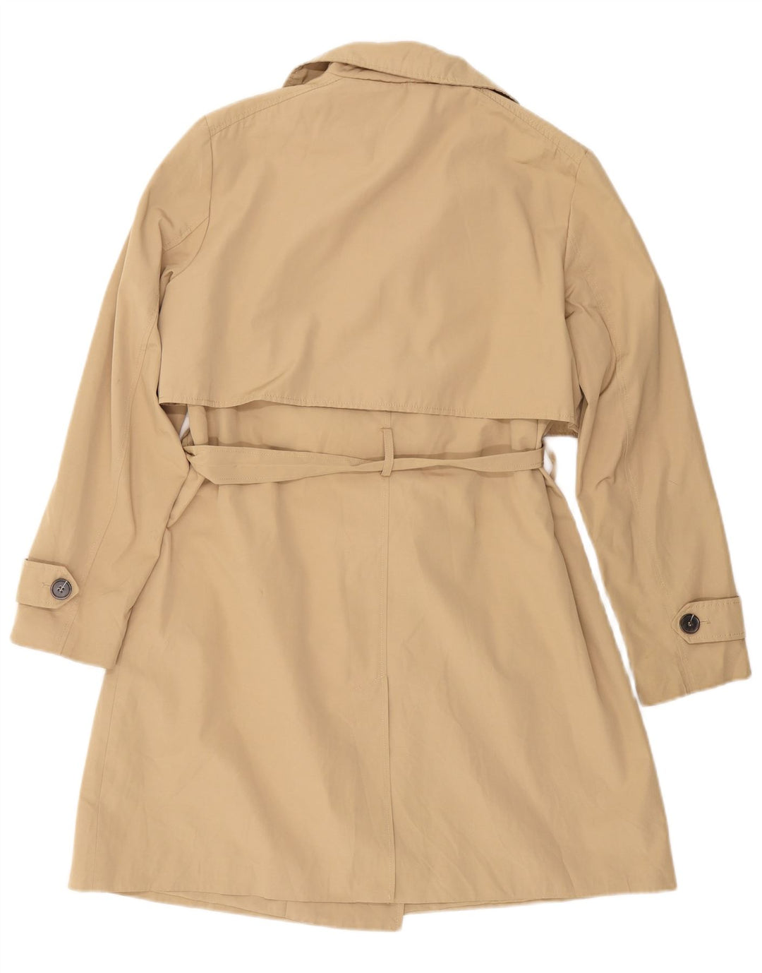 Trench da Donna ZARA UK 18 XL Cotone Beige