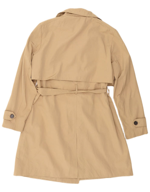 Trench da Donna ZARA UK 18 XL Cotone Beige