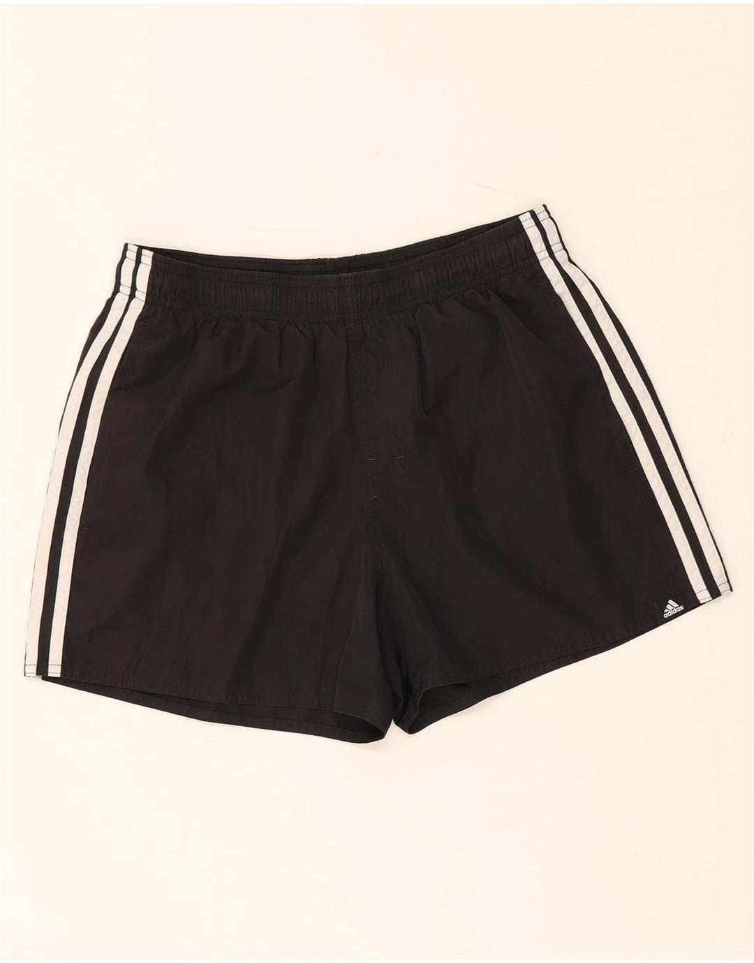 Pantaloncini sportivi Adidas da donna UK 12 medio nero poliestere