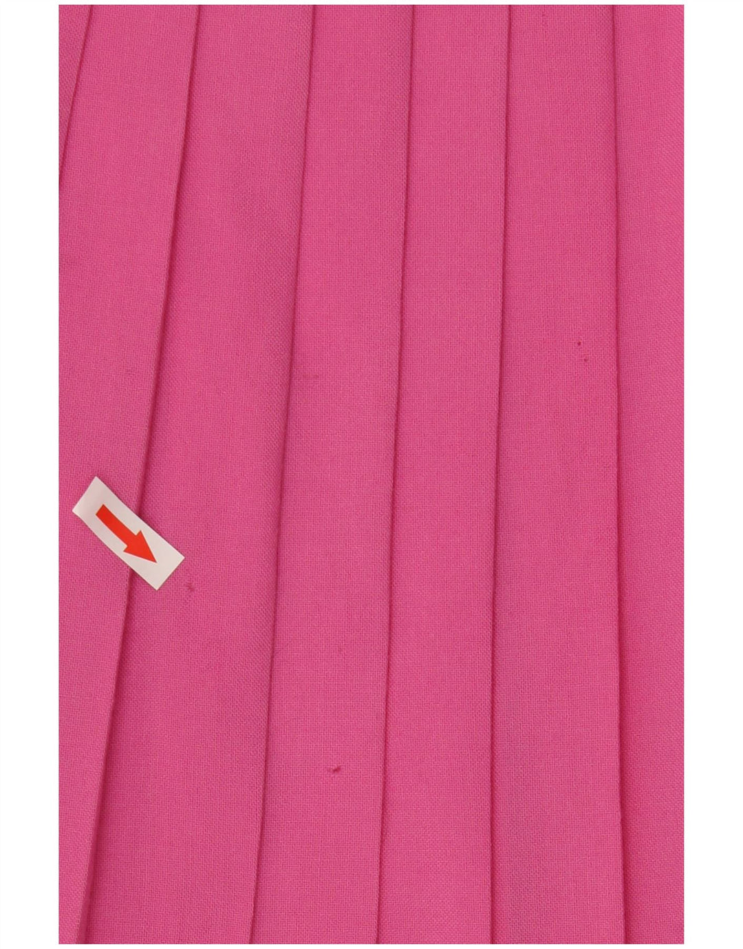 Gonna a pieghe mini coltello da donna Stefanel IT 42 media W25 lana rosa