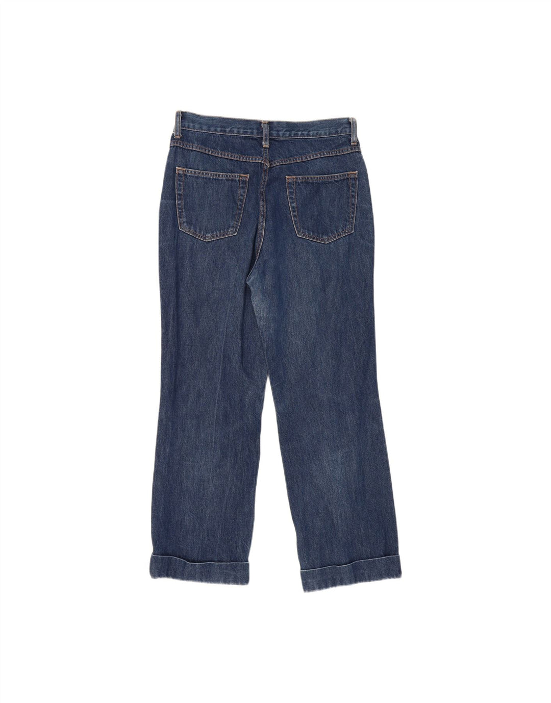 BENETTON Womens Straight Jeans W30 L25 Blue Cotton