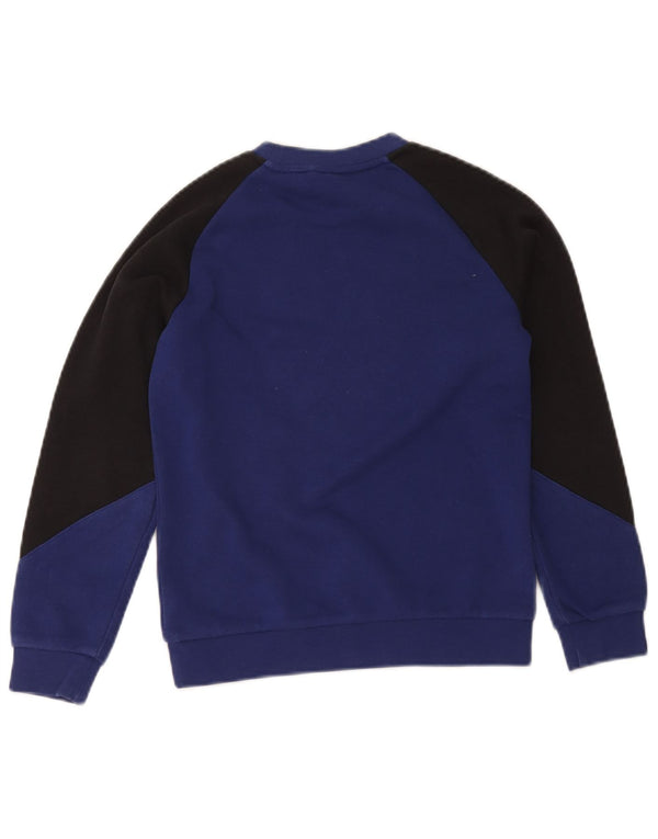 Felpa grafica Adidas da ragazzo, 9-10 anni, colore blu navy