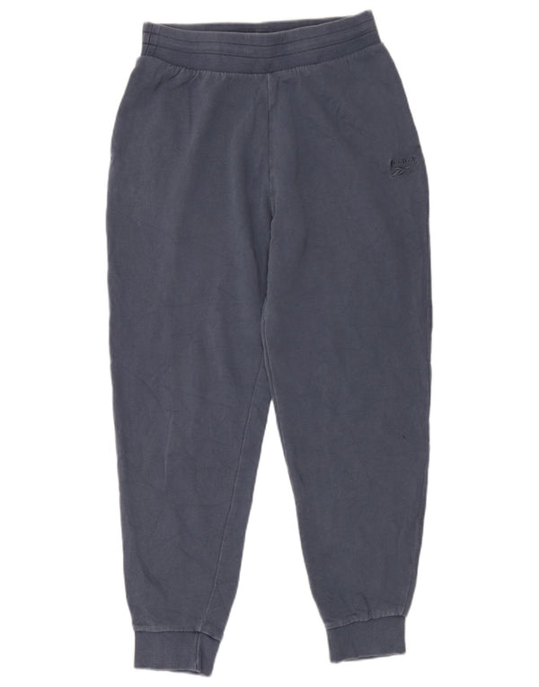 Pantaloni da tuta da donna Reebok Joggers UK 12/14 Cotone blu medio