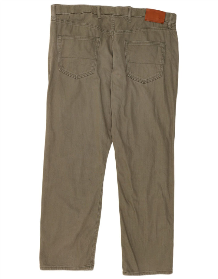 Jeans dritti regolari da donna Marks & Spencer W38 L29 cotone verde