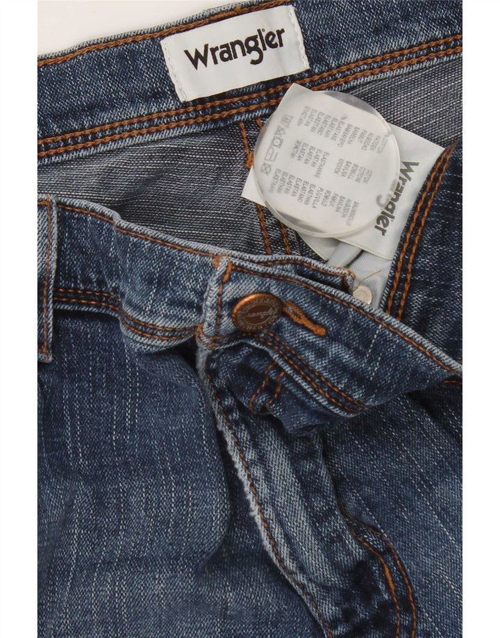 Jeans dritti da uomo Wrangler W34 L32 cotone blu