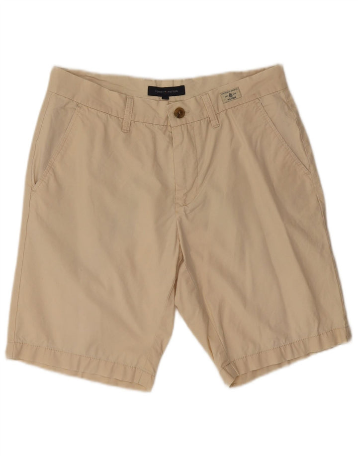 Pantaloncini chino da donna Tommy Hilfiger W32 grandi beige