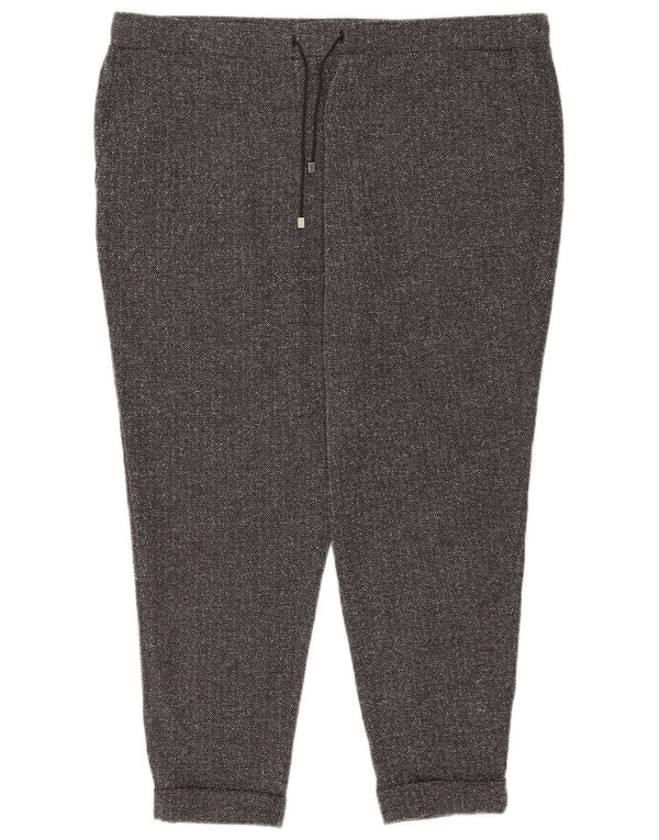 Pantaloni casual affusolati da donna Marks & Spencer UK 22 2XL W40 L27 Grigio