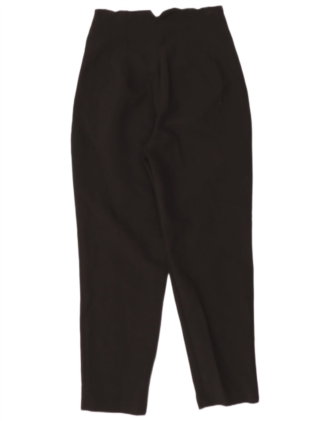 Pantaloni da completo a vita alta da donna Zara piccoli W26 L26 poliestere nero