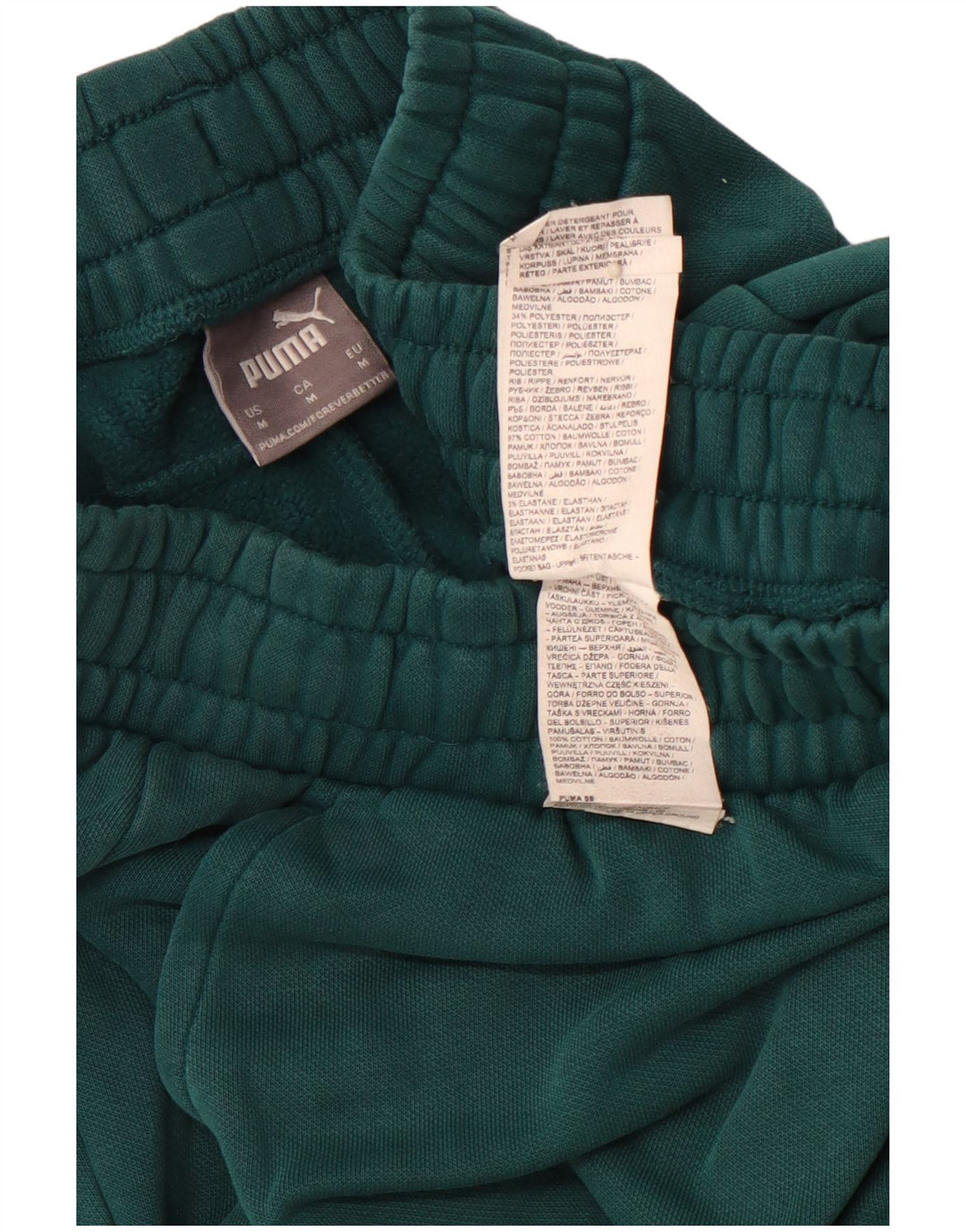 Pantaloni da tuta da uomo PUMA Joggers in cotone verde medio