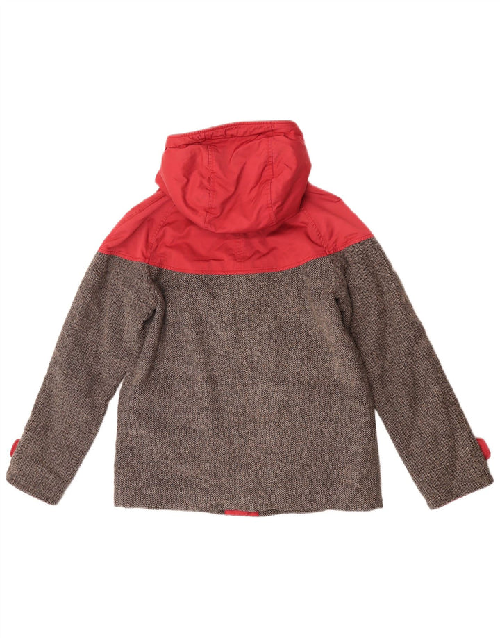Giacca a vento con cappuccio da donna Museum UK 10 Small Lana color block grigio