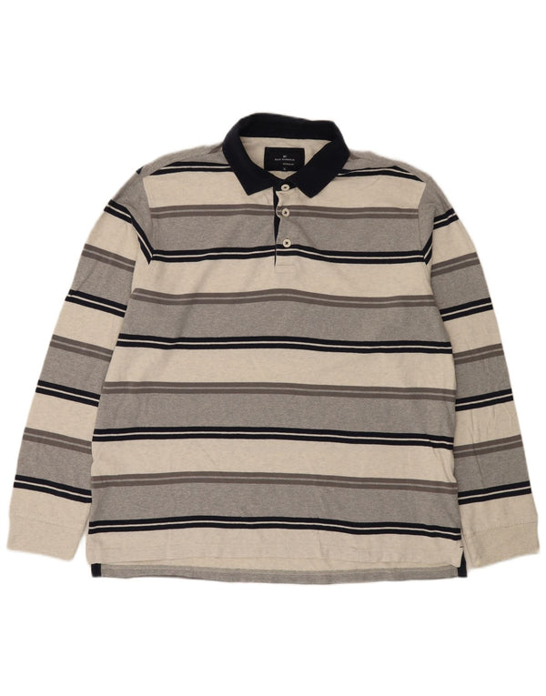 Polo da rugby a maniche lunghe da uomo Marks & Spencer XL multicolore