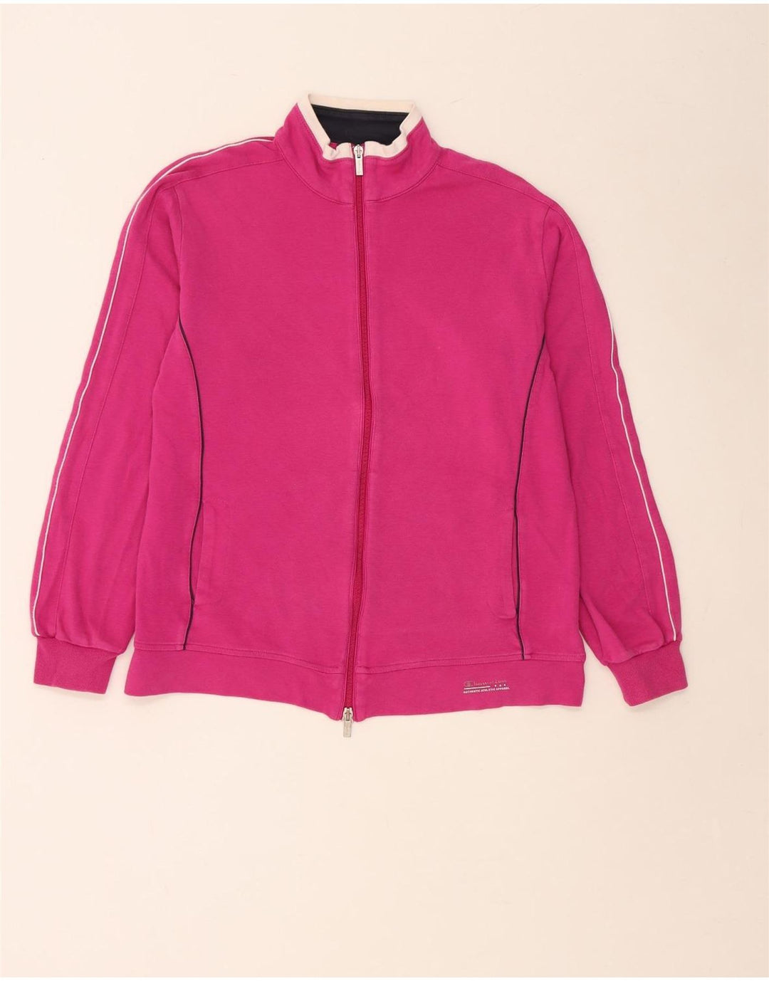 Giacca da tuta da donna CHAMPION UK 16 Large Rosa Cotone