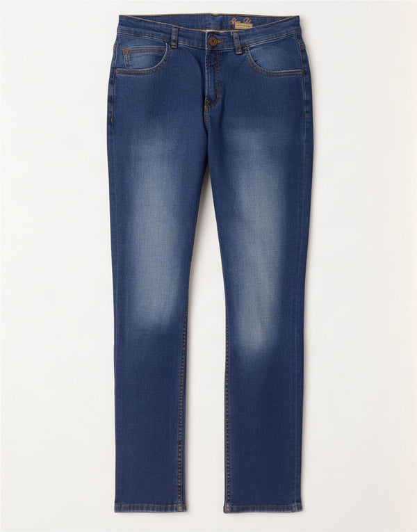 Jeans slim Zara da bambino 13-14 anni W30 L30 cotone blu