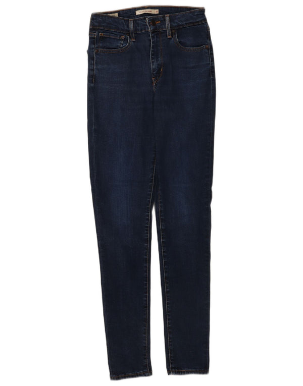 Jeans skinny a vita alta Levi's 721 da donna W26 L30 Lyocell blu navy