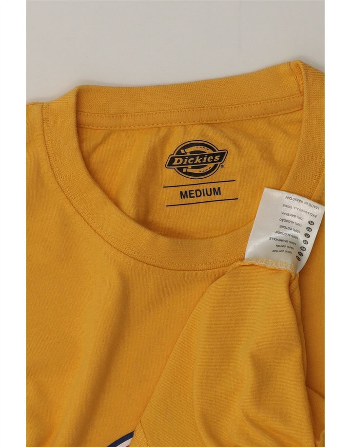 Dickies T-shirt grafica da uomo Top in cotone giallo medio