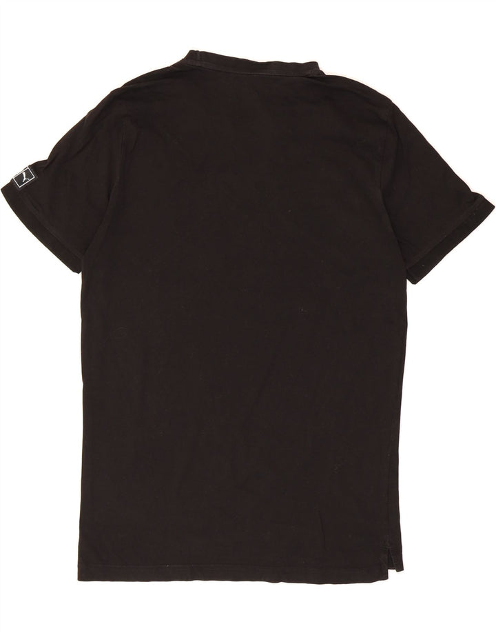 PUMA Mens Graphic T-Shirt Top Medium Black Vintage Puma and Second-Hand Puma from Messina Hembry 