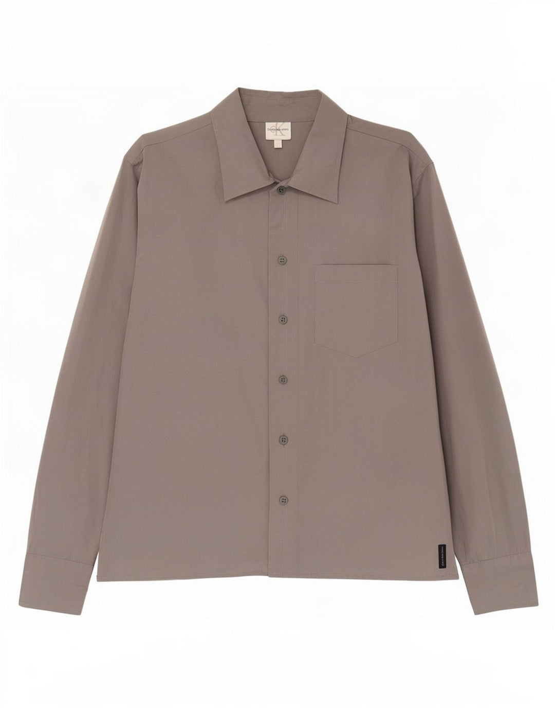 Camicia da uomo Calvin Klein Jeans Large in poliestere grigio