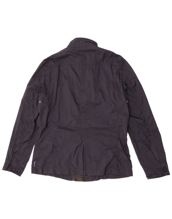 Giacca utility da uomo Armani Jeans UK 42 XL blu navy in poliammide